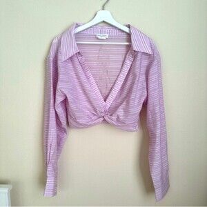 Lovers + Friends pink top size M NWOT